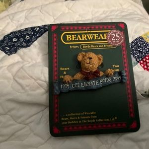 Vintage Boyds Bears & Friends Bearwear Brooch,2004
